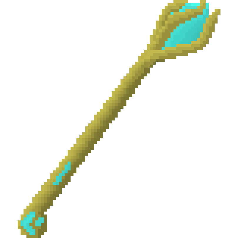 [9664c4] Wizard Staff pixel art 
