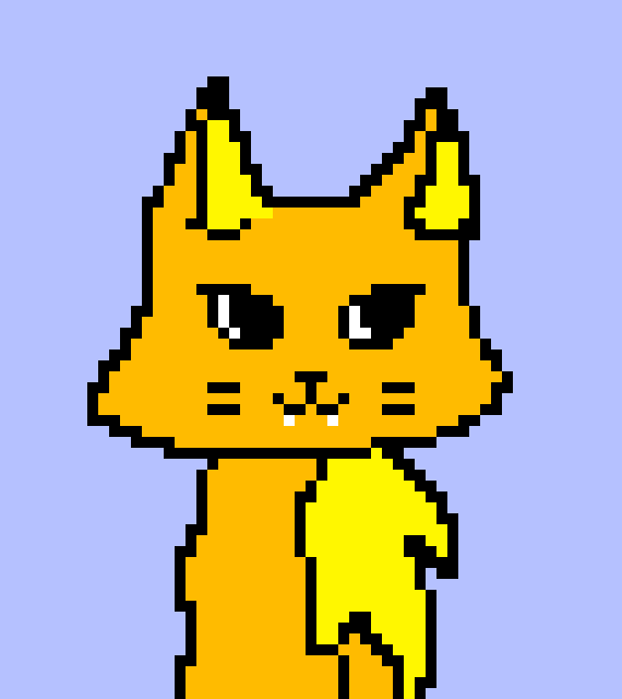 [e07772] hehe... *catches a mouse... [cool cyan cat]