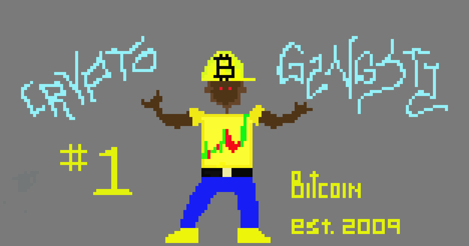 [404ab7] Crypto Gangsta #1 Bitcoin
