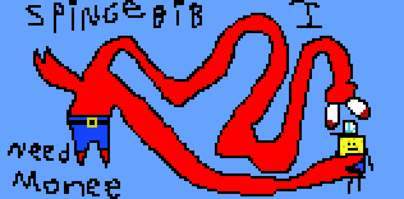 [dc3c95] Spingebib Has No Money