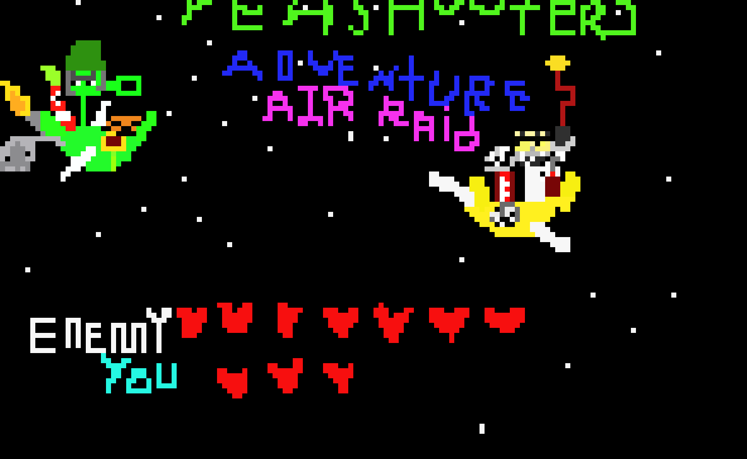 [9664c4] PEASHOOTERS ADVENTURE AIR RAID