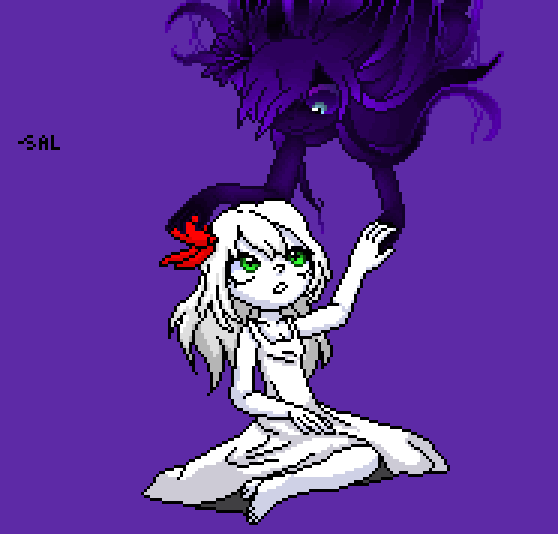 [f7c573] i had to fix the shadow, i forgot the that the shadow is kinda(?) like ink, where it has these little drips of liquid(?) coming off of it