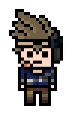 [d5d35e] danganronpa pixel sprite Minoru Torii