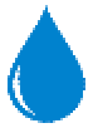 [109d6f] waterdrop_pixelart