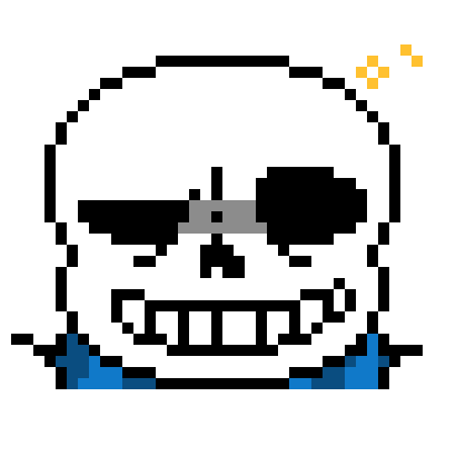 [23f21e] -drunk from the fight between sans and frisk, he wanders throughout the universe after being dust so he can get revenge on the universe that treated him badly in the first place...underfell.- 