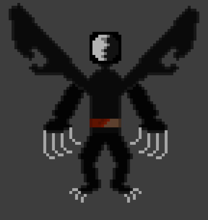 [25d002] *It sits in a empty and darkened colosseum, feeding on the body of a hunter*