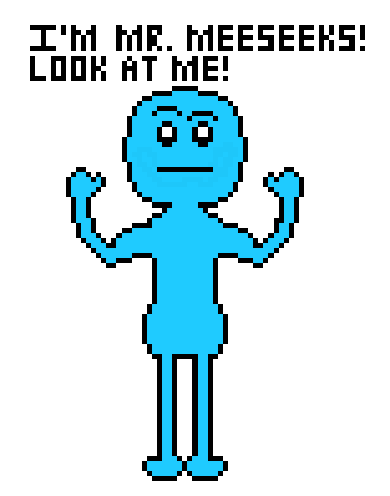 [ae10e6] I`m Mr. Meeseeks! Should Alxe be goat or human?
