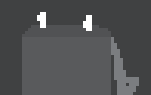 [6a7b6a] *Leans too far into the trashcan and falls inside* "Well I just doomed myself... It stinks..."