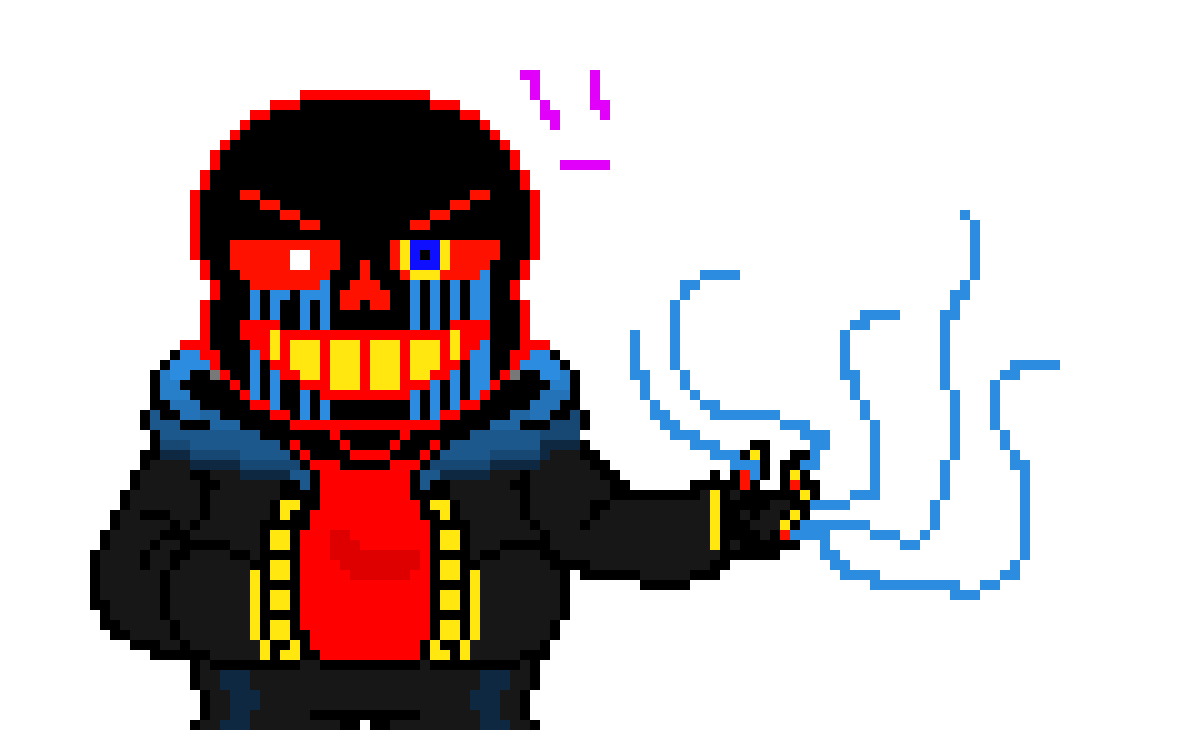 [5b2f3e] don't mean to steal your sprite error.... but isn't Error sans (fanon) often called the dirty glitch?