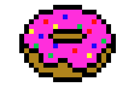[9664c4] Rainbow donut By Lizzy