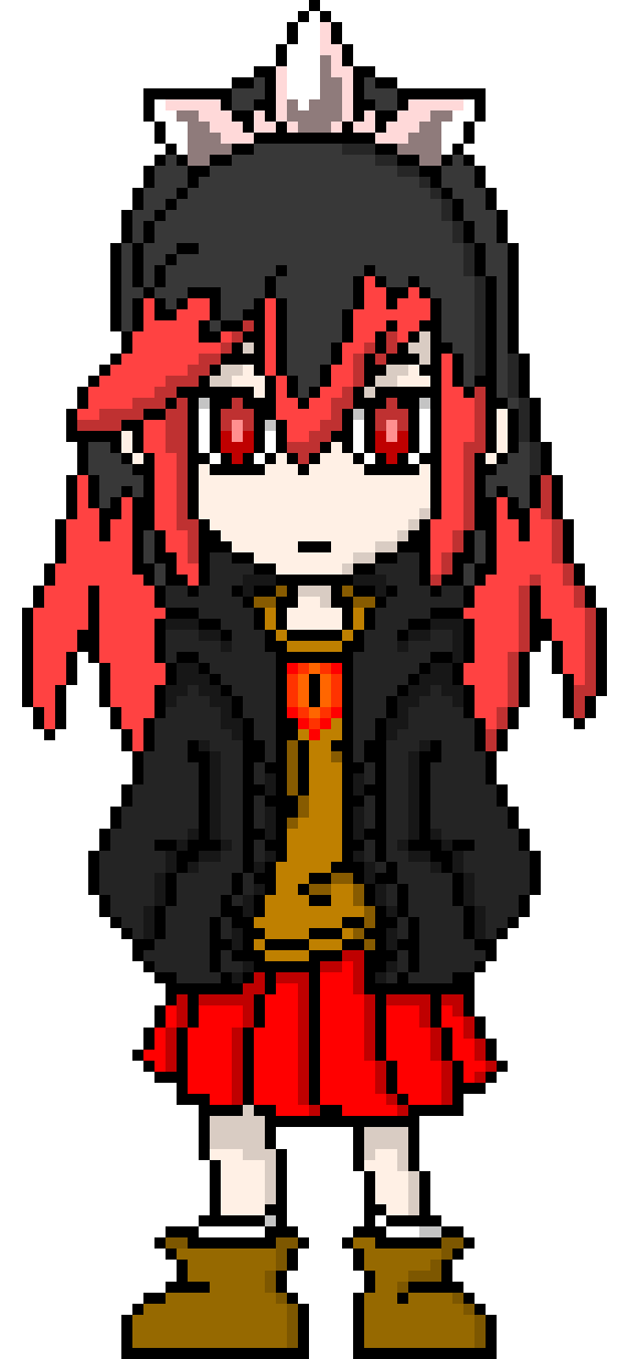[5b2f3e] (to answer that, this sprite alone is the closest we'll get to a halloween costume for a character, this character is already halloween themed