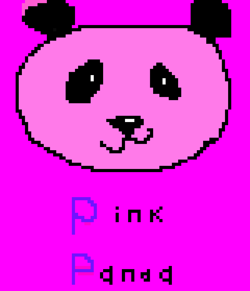 [9664c4] pink panda