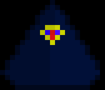 [be82ba] (The Prism makes a frost sprite and floats it around the room)