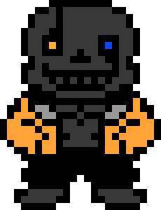 [9664c4] Sans' corrupted Sprite undertale swap edition