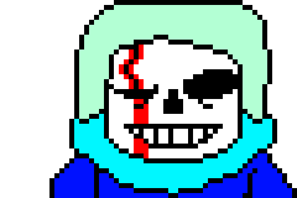 [53a360] turns that sans soul blue throwing him to a wall then a gaster blaster fires at him * I Will Kill You