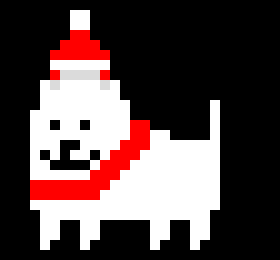 [c91422] Christmas doggo