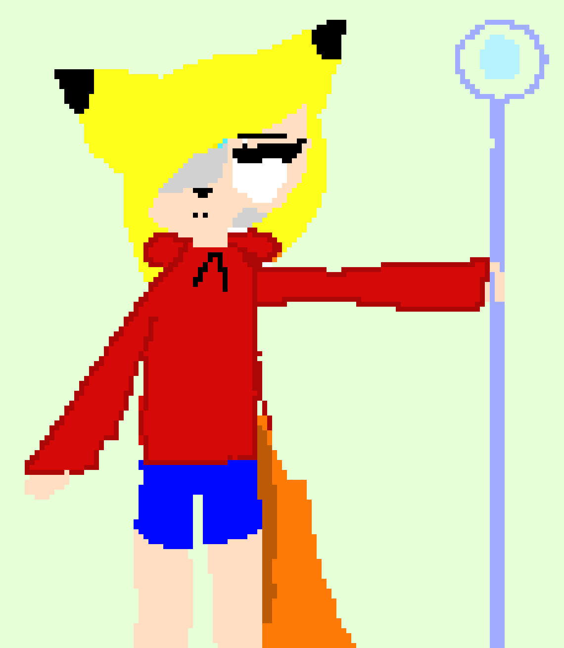 [733b2d] Damnit... *Sends electric bolts everywhere* -Foxlya