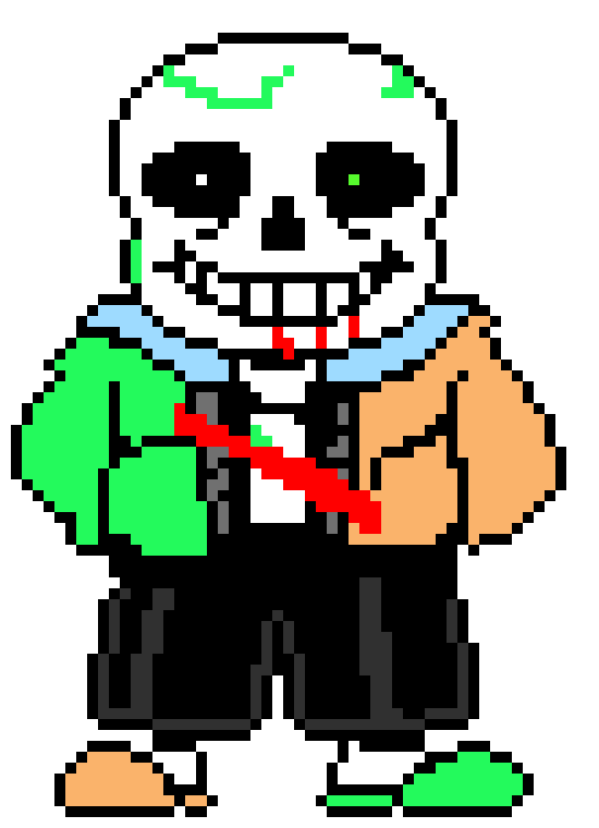 [32753b] Radioactive sans battle sprite hurt