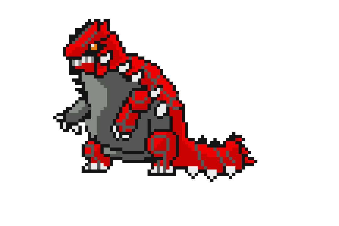 [1fa51d] GROUDON Pixel Form