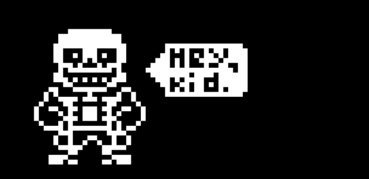 [9664c4] Sans Overworld Sprite(Battle Style)