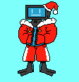 [e7ca5d] christmas MoniTOR Sans Sprite (My OCs New sprite)