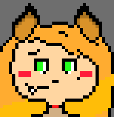 [405e37] Eve Foxx: *Her tail wags fast and she smiles more* Thank you master~...Is there anything i can do for you right now?