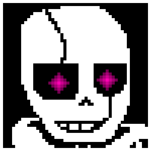 [04f305] this gaster body comes with some exesive power -stops the blaster without touching it- there you go ink...