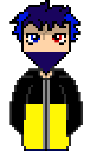 [4fee61] the thing around my mouth is suppost to represent the scarf Chey