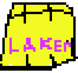[6c8297] lakers pixal art