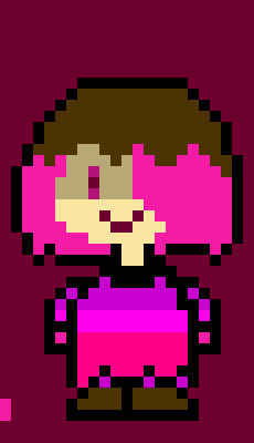 [619e86] appears next to the frisk then slashes them with a scythe killing them *