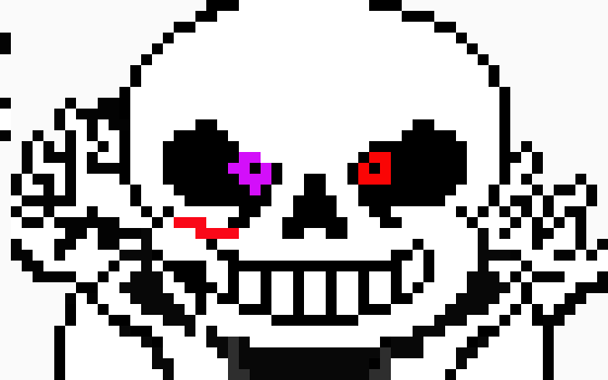 [a82578] SUmons bones and slshes at sans*-ComicSanz