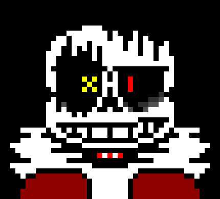 [c7b058] *The fell caftar summons two sickles and throws them at the gasters back one hitting and the other missing*