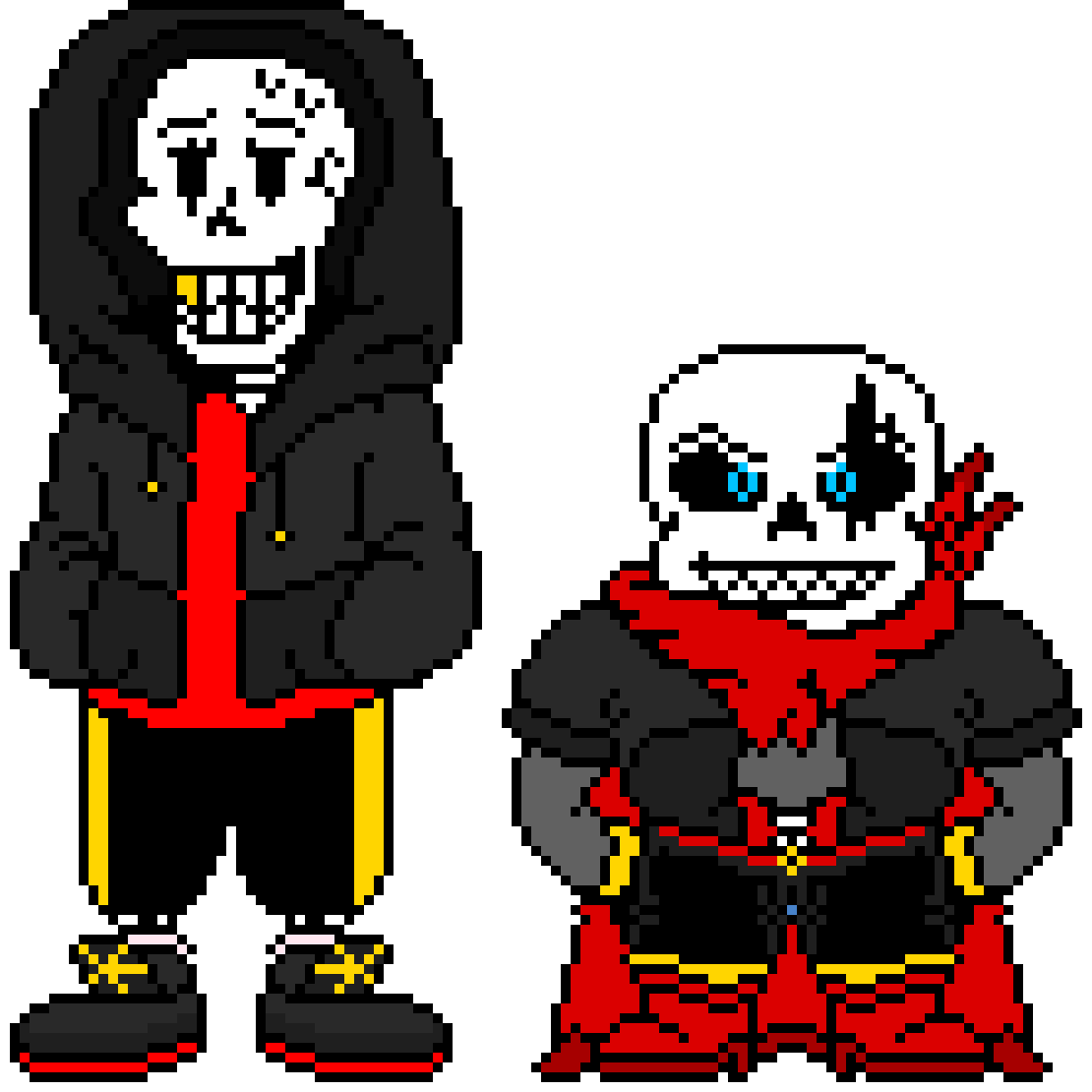 [0ab601] IJ!FellSwap Sans And Papyrus Sprites V2