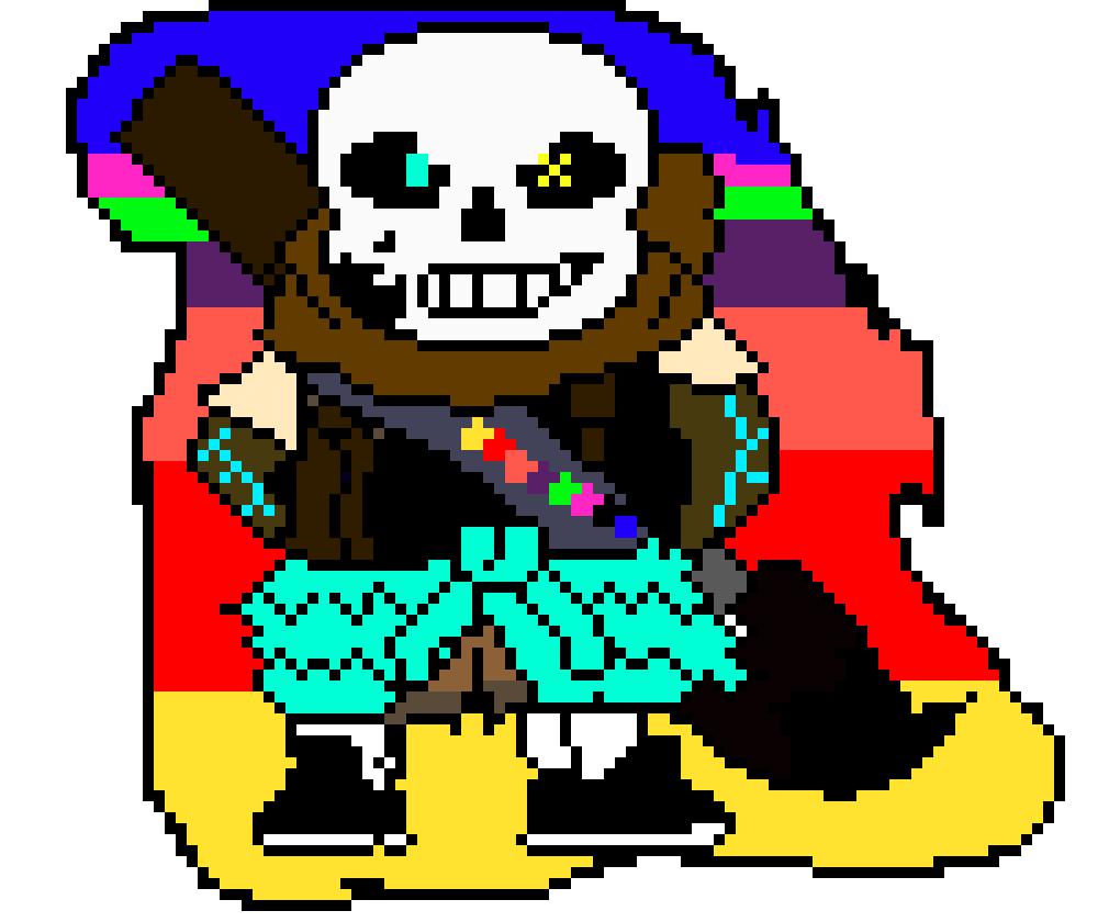 [83c850] Hard Mode Ink Sans Sprite