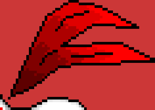 [95be89] -It appears the blood, is going into his wings-