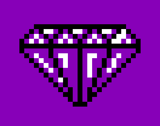 [9c88ab] Amethyst Diamond