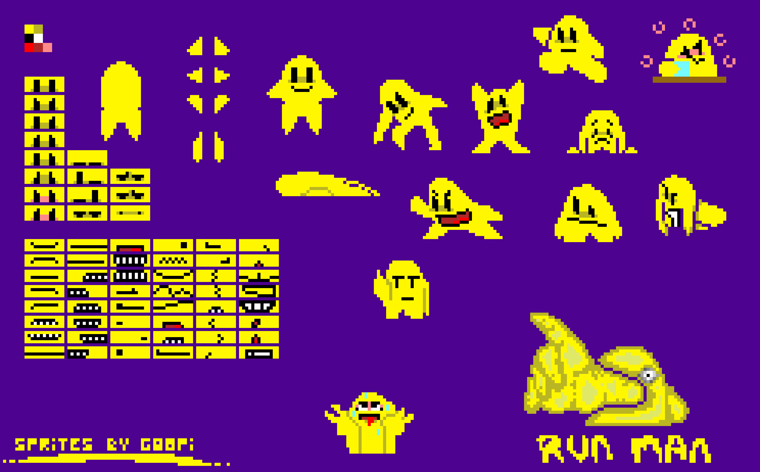 [e25ae6] Runman sprites by Goopi. Free to use by ANYONE.