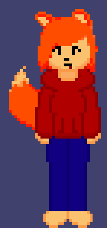 [d8d976] ((fixed her pants)) oh well *Tps away somewhere random cause its entertaining to her* -Foxlya