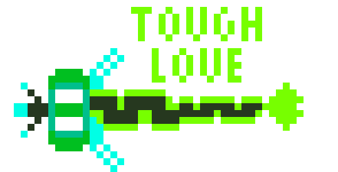 [9664c4] Keyblade pixel art: Tough Love