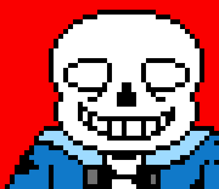 [619e86] SansVirus.exe stabs glitch multiple times until they fall -