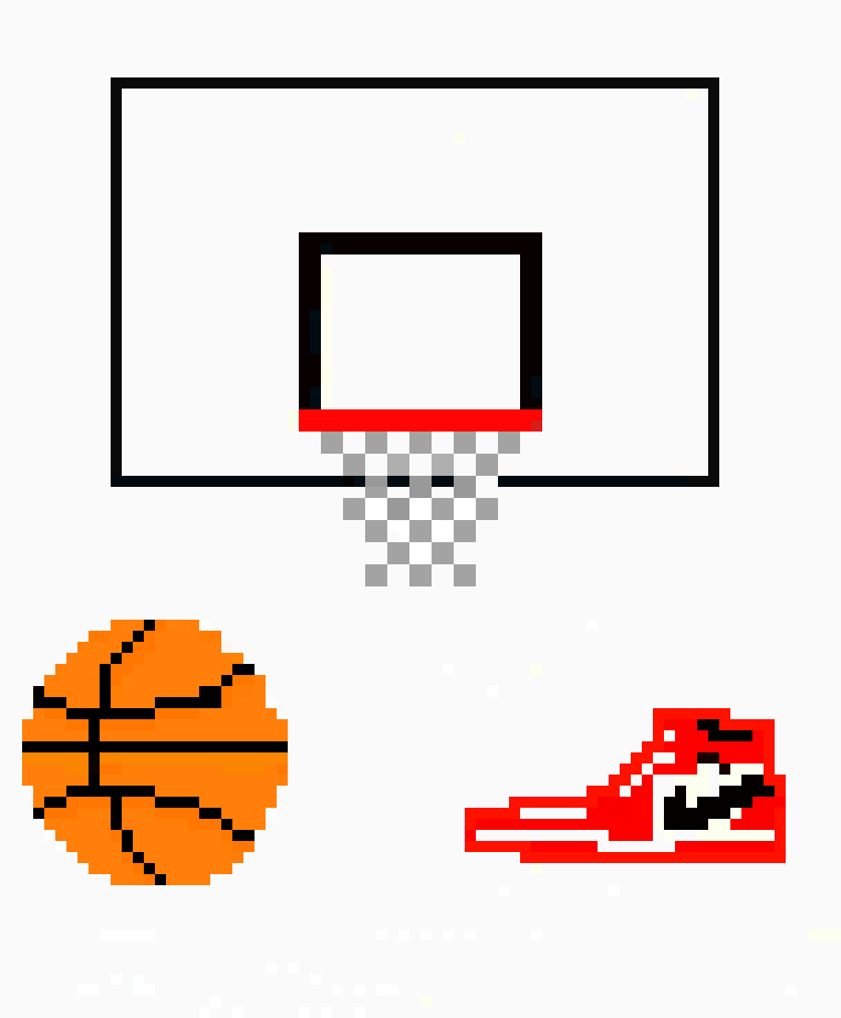 [9e2155] basketball pixel art