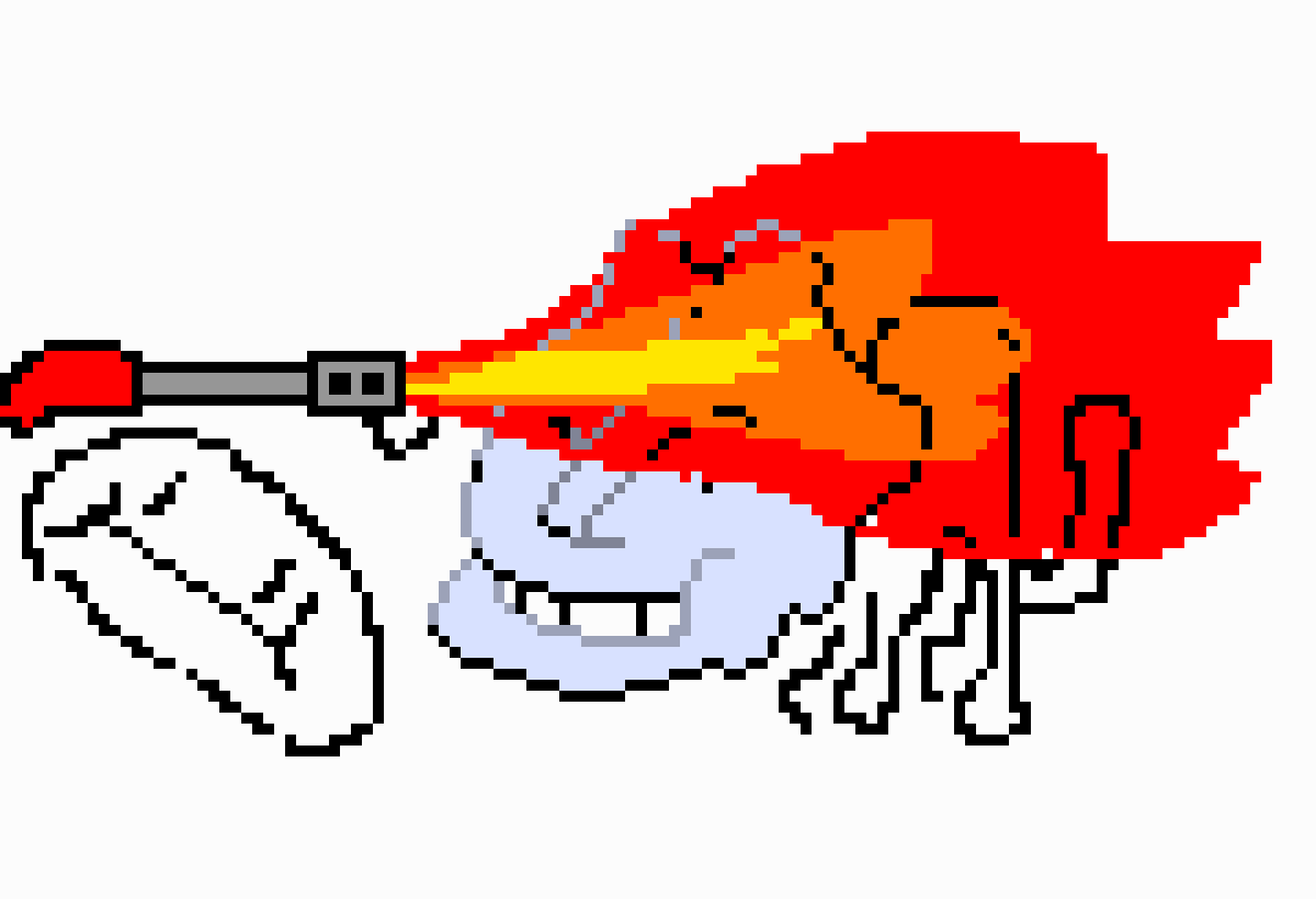 [10a19a] Derp face use Flamethrower