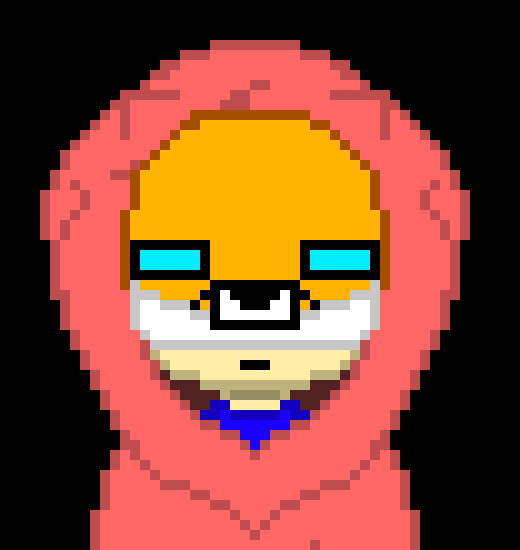 [5b2f3e] -throws a cube out of his hoodie pocket, and the same lazers that fixed his mask start to shoot at Glitch's cracks-