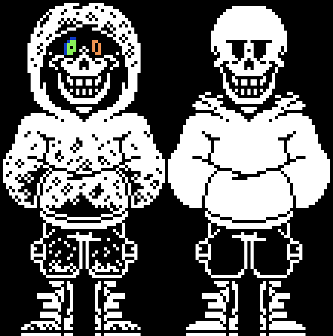 [95be89] DustSwap and UnderSwap Papyrus... Just did this cause I can... -Terrie