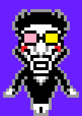 [5437d5] Spamton NEO-(Fuck it time to deny Deltarune logic)*His dumpster appeared behind Sans*