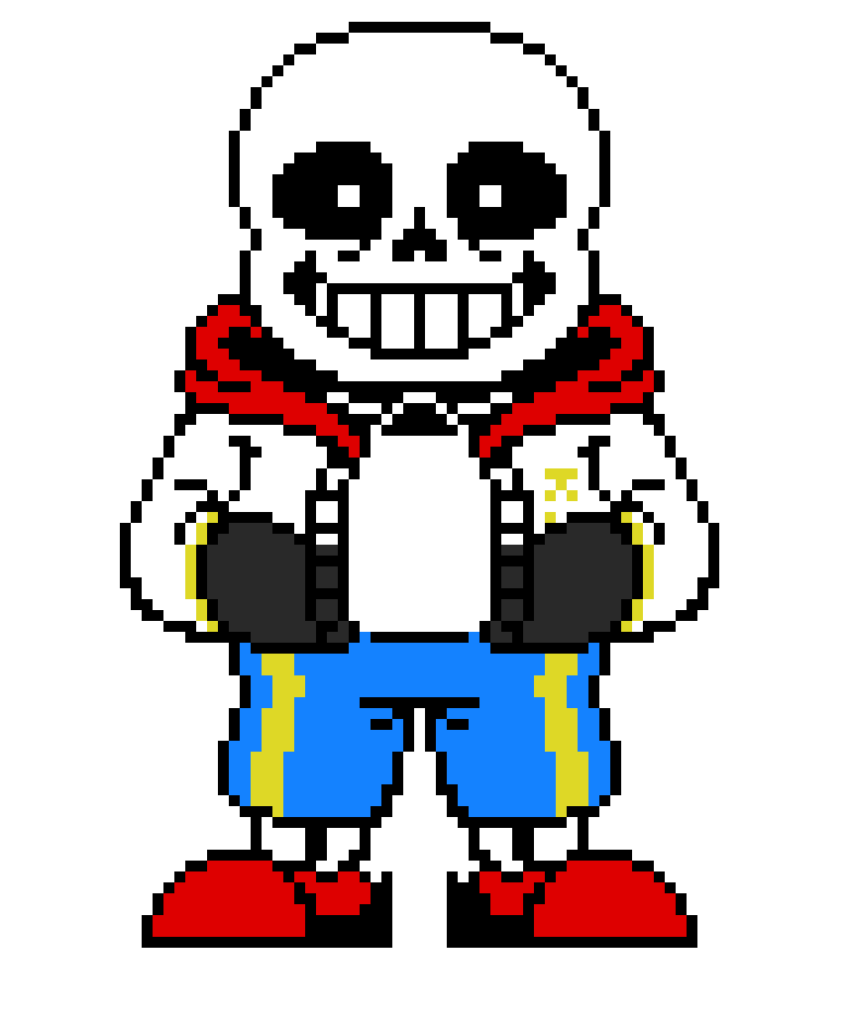 [84230f] sans the skeleton in papyrus colours