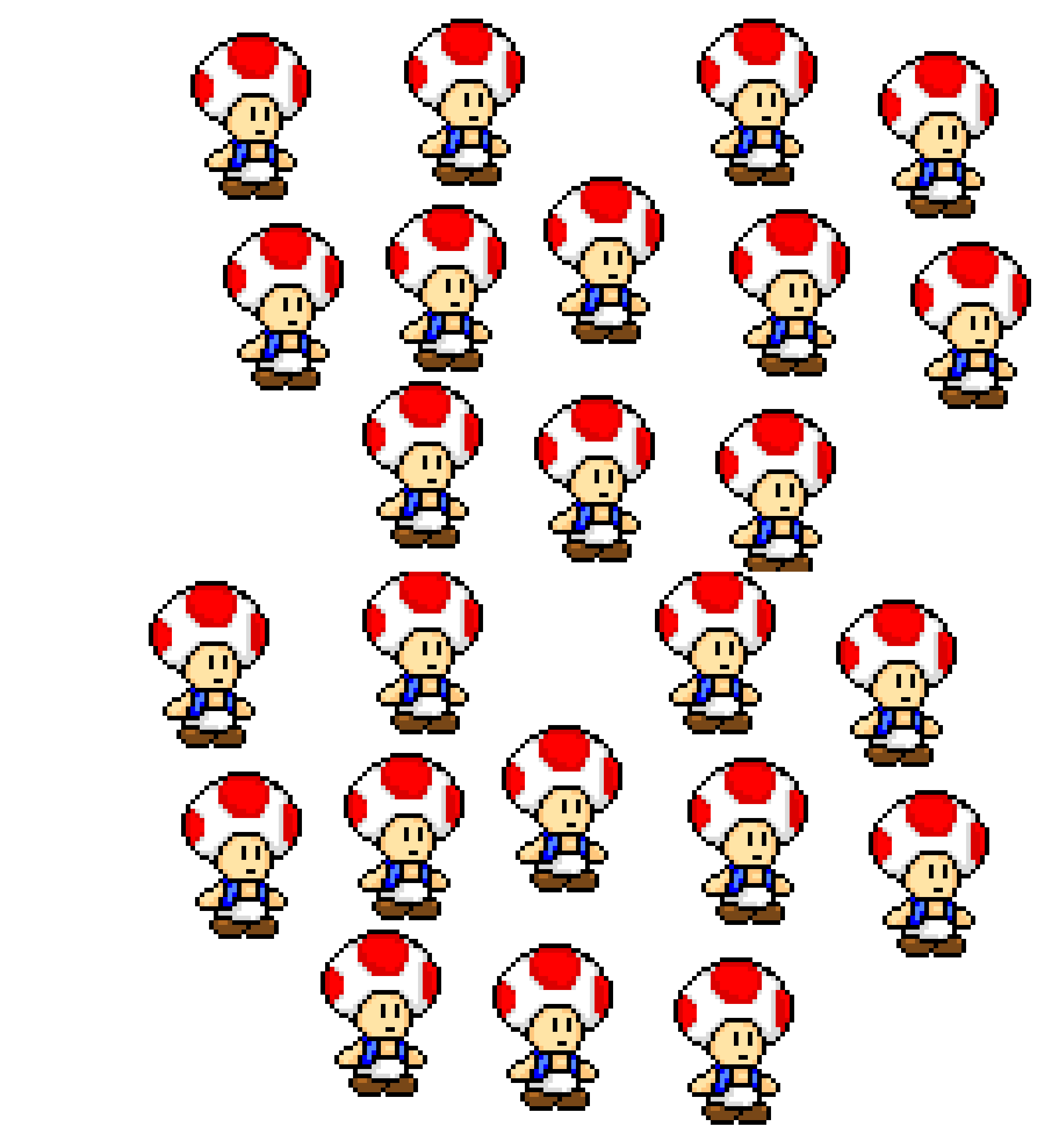 [de8125] The toad army plucks out Red's blood and drinks them.