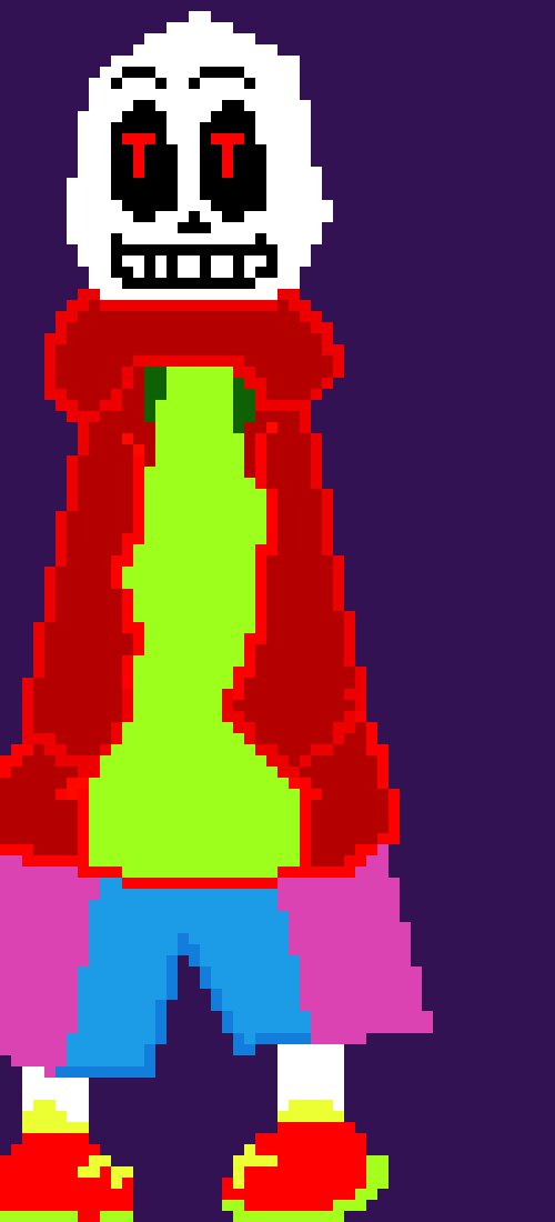 [904ba9] Flames sans complete use the form if you like to haha the teacher can't stop me from pixleing art my life after alll!!!