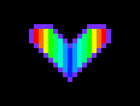 [9664c4] Rainbow heart