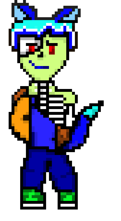 [04f305] -when you look back the paper and paintbrush are gone- heh